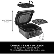 Ninja 5-in-1 Indoor Grill With Air Fryer EG351ME