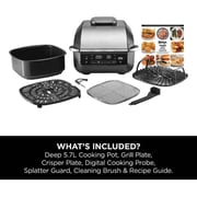 Ninja 5-in-1 Indoor Grill With Air Fryer EG351ME