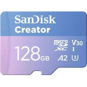 Sandisk Creator Micro SD Card With Adapter 128GB SDSQXAA-128G-IN6MS