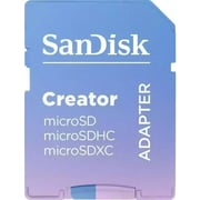 Sandisk Creator Micro SD Card With Adapter 128GB SDSQXAA-128G-IN6MS