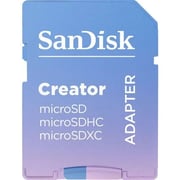 Sandisk Creator Micro SD Card With Adapter 512GB SDSQXAV-512G-IN6MS