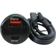Heatz Digital Car Charger Black