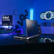 MSI Titan 18HX AI Gaming (2025) Laptop - 2nd Series / Intel Core Ultra 9-285HX / 18inch UHD+ / 4TB SSD / 64GB RAM / 24GB NVIDIA GeForce RTX 5090 Graphics / Windows 11 Home / English & Arabic Keyboard / Core Black / Middle East Version - [A2XWJG]