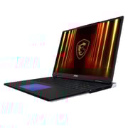 MSI Titan 18HX AI Gaming (2025) Laptop - 2nd Series / Intel Core Ultra 9-285HX / 18inch UHD+ / 4TB SSD / 64GB RAM / 24GB NVIDIA GeForce RTX 5090 Graphics / Windows 11 Home / English & Arabic Keyboard / Core Black / Middle East Version - [A2XWJG]