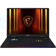 MSI Raider 18 HX AI Gaming (2025) Laptop - 2nd Series / Intel Core Ultra 9-200HX / 18inch UHD+ / 2TB SSD / 64GB RAM / 16GB NVIDIA GeForce RTX 5080 Graphics / Windows 11 Home / English & Arabic Keyboard / Core Black / Middle East Version - [A2XWIG]