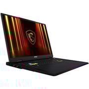 MSI Raider 18 HX AI Gaming (2025) Laptop - 2nd Series / Intel Core Ultra 9-200HX / 18inch UHD+ / 2TB SSD / 64GB RAM / 16GB NVIDIA GeForce RTX 5080 Graphics / Windows 11 Home / English & Arabic Keyboard / Core Black / Middle East Version - [A2XWIG]