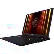 MSI Raider 18 HX AI Gaming (2025) Laptop - 2nd Series / Intel Core Ultra 9-200HX / 18inch UHD+ / 2TB SSD / 64GB RAM / 16GB NVIDIA GeForce RTX 5080 Graphics / Windows 11 Home / English & Arabic Keyboard / Core Black / Middle East Version - [A2XWIG]