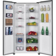 Super General 436L No Frost Digital Control Inox Side-by-Side Refrigerator – KSGR710SBS