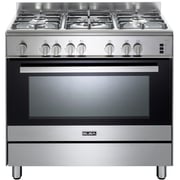 Elba Gas Cooker with Glass Lid & Safety Features, 90x60cm – CBX965GSA