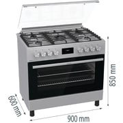 Gorenje 5 Burner Gas Cooker GK9C40X