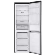 LG No-Frost Bottom Freezer Refrigerator, 431 Liters, Inverter, Black - GWB489FS6W