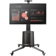 NB Ergonomic Motorized TV Floor Stand Black