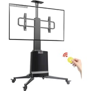 NB Ergonomic Motorized TV Floor Stand Black