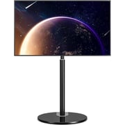 Rfiver Swivel Floor TV Stand Black