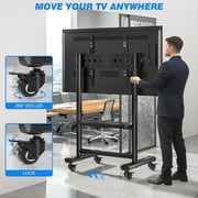 Rfiver Heavy Duty Mobile TV Stand Black