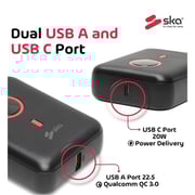 SKA Power Bank 10000mAh Black PC1010