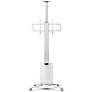 NB Ergonomic Motorized TV Floor Stand White
