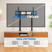 Rfiver Table Top TV Stand Black