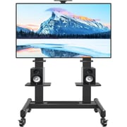 Rfiver Mobile Cart TV Stand Black
