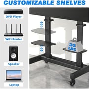 Rfiver Mobile Cart TV Stand Black