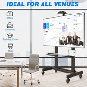 Rfiver Mobile Cart TV Stand Black