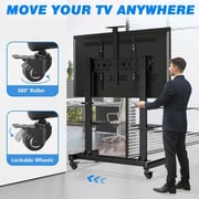 Rfiver Mobile Cart TV Stand Black