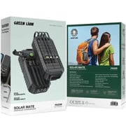 Green Lion Solar Mate Power Bank 20000mAh Black GNSOLM20PBK