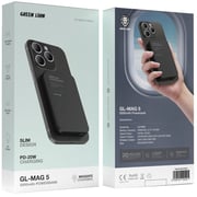 Green Lion GL-Mag 5 Power Bank 5000mAh Black GNMAG5KPBBK
