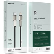 Green Lion USB-C To Lightning Cable 1m Black