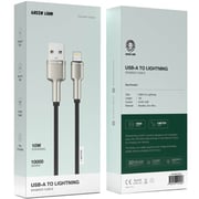 Green Lion Lightning Cable 1m Black