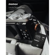 Momax PinCard Pro Mini Rechargeable Find My Tracker Black