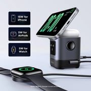 Ugreen 2-in-1 Wireless Charger Grey