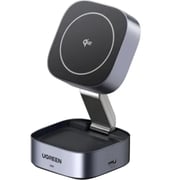 Ugreen 2-in-1 Wireless Charging Station Grey