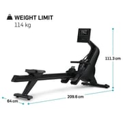 NordicTrack RW600 Rower, 115 kg - Black