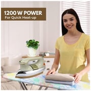 Oscar Heavy Dry Iron with Non-Stick Soleplate & Adjustable Temperature Control, Dry Iron OMH-3530