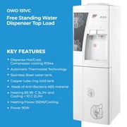 Oscar Top Load Water Dispenser with Hot & Cold Options – OWD151VC