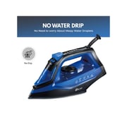 Oscar 1000W Dry Iron with Non-Stick Soleplate & Adjustable Temperature Control, Dry Iron OSI-2223