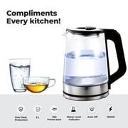 Oscar 2L Electric Glass Kettle with LED Illumination & 1500W Power – OKT20LSGL