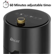 Oscar Air Fryer 3L with Manual Controls, Matte Black – OAF3LMCB