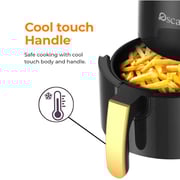 Oscar Air Fryer 3L with Manual Controls, Matte Black – OAF3LMCB