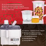 Oscar 4-in-1 Food Processor with Stainless Steel Blades – OFB-176P-A