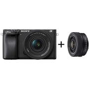 Sony E-Mount Camera Black + SELP16502 Lens