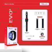 Telux Evo 8 F1682 Smartwatch Black