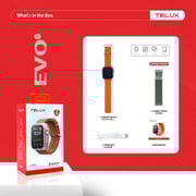 Telux Evo 9 F1684 Smartwatch Silver