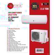 Afra Split Air Conditioner 2.5 Ton AF-2500ACWT