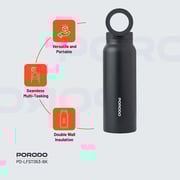 Porodo 1 Pc Mag Mount Bottle 700ml Black