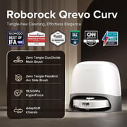 Roborock Robotic Vacuum Cleaner White Qrevo Curv