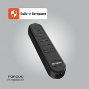 Porodo Multi Port Charging Hub 2m Black
