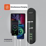 Porodo Multi Port Charging Hub 2m Black