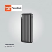 Porodo 1 Pc 5-in-1 Travel Combo Kit Black